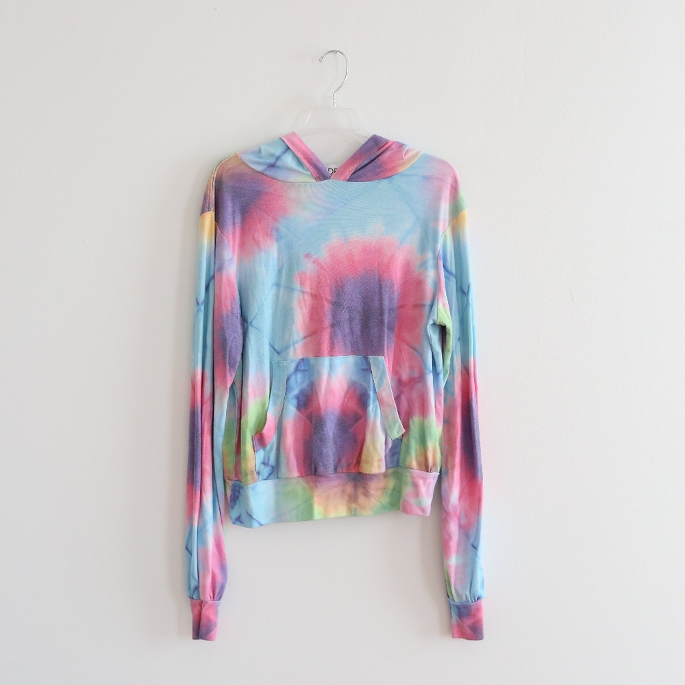 WILDFOX tie dye hoodie - small